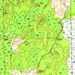 United States Geological Survey Lyman Lake, WI (1954, 24000-Scale) digital map