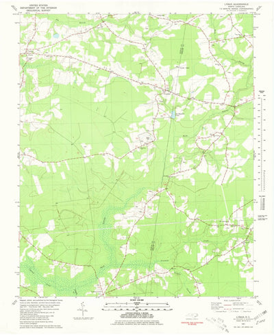 United States Geological Survey Lyman, NC (1981, 24000-Scale) digital map
