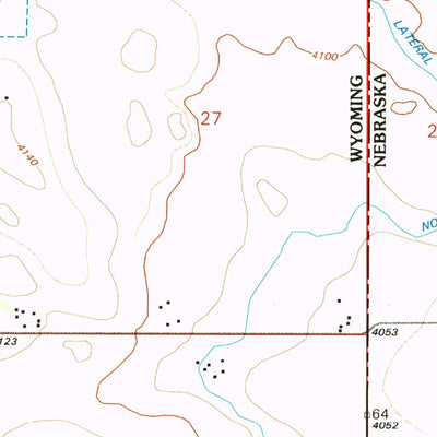 United States Geological Survey Lyman, NE-WY (1990, 24000-Scale) digital map