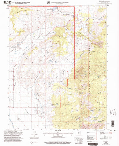 United States Geological Survey Lyman, UT (2001, 24000-Scale) digital map