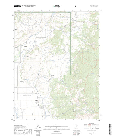 United States Geological Survey Lyman, UT (2023, 24000-Scale) digital map