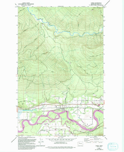 United States Geological Survey Lyman, WA (1980, 24000-Scale) digital map