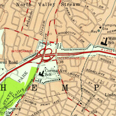 United States Geological Survey Lynbrook, NY (1954, 24000-Scale) digital map