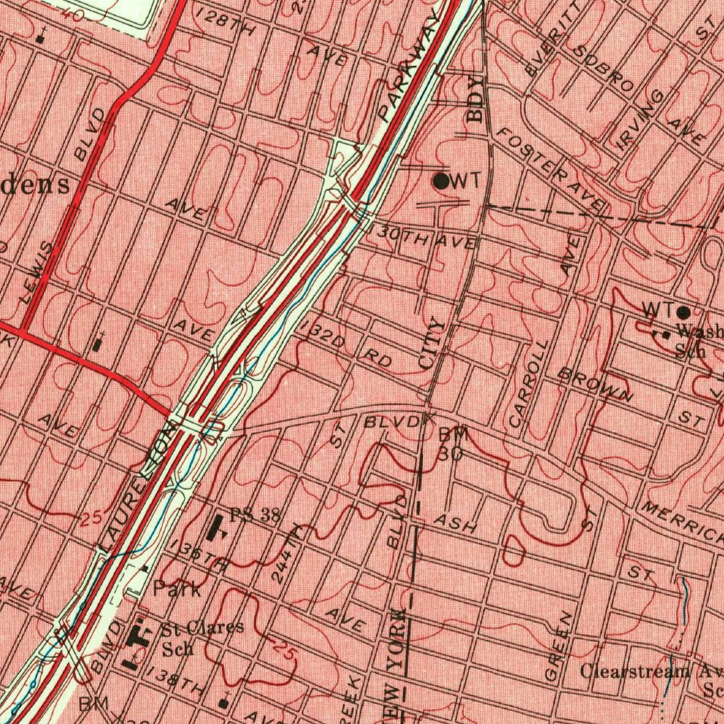 Lynbrook, NY (1969, 24000-Scale) Map by United States Geological Survey ...