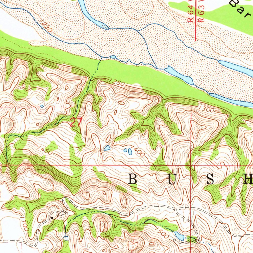 Lych Map Lynch NE, SD-NE (1964, 24000-Scale) Map by United States Geological ...