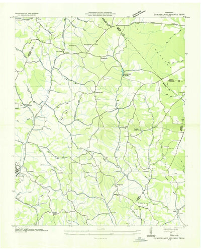 United States Geological Survey Lynchburg East, TN (1936, 24000-Scale) digital map