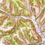 United States Geological Survey Lynchburg East, TN (1941, 24000-Scale) digital map