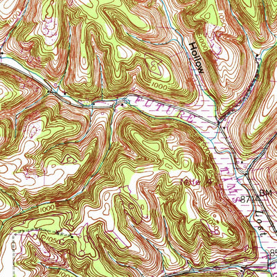 United States Geological Survey Lynchburg East, TN (1941, 24000-Scale) digital map