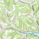 United States Geological Survey Lynchburg East, TN (1978, 24000-Scale) digital map