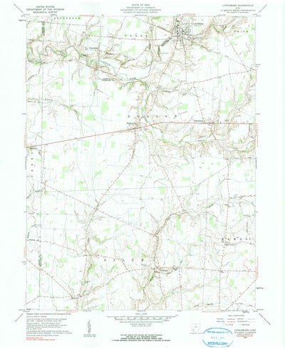 United States Geological Survey Lynchburg, OH (1960, 24000-Scale) digital map