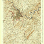 United States Geological Survey Lynchburg, VA (1944, 62500-Scale) digital map