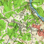 United States Geological Survey Lynchburg, VA (1950, 62500-Scale) digital map