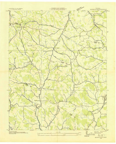 United States Geological Survey Lynchburg West, TN (1936, 24000-Scale) digital map