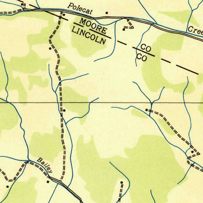 United States Geological Survey Lynchburg West, TN (1936, 24000-Scale) digital map