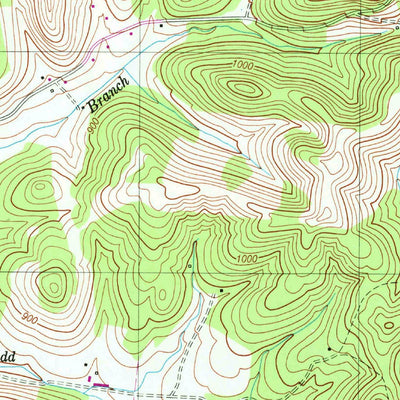 United States Geological Survey Lynchburg West, TN (1949, 24000-Scale) digital map