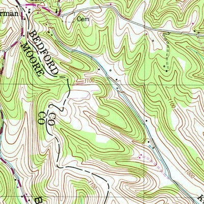 United States Geological Survey Lynchburg West, TN (1949, 24000-Scale) digital map