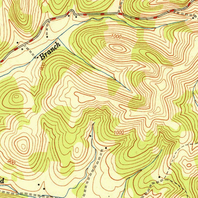 United States Geological Survey Lynchburg West, TN (1951, 24000-Scale) digital map
