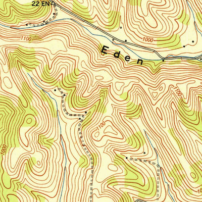 United States Geological Survey Lynchburg West, TN (1951, 24000-Scale) digital map