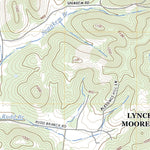 United States Geological Survey Lynchburg West, TN (2022, 24000-Scale) digital map