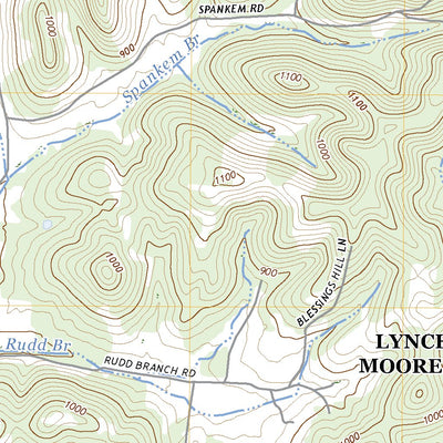United States Geological Survey Lynchburg West, TN (2022, 24000-Scale) digital map