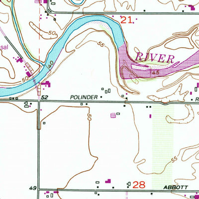 United States Geological Survey Lynden, WA (1952, 24000-Scale) digital map