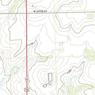 United States Geological Survey Lyndon, KS (2022, 24000-Scale) digital map