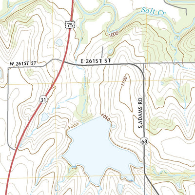 United States Geological Survey Lyndon, KS (2022, 24000-Scale) digital map