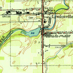 United States Geological Survey Lyndonville, NY (1951, 24000-Scale) digital map