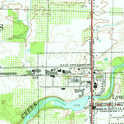 United States Geological Survey Lyndonville, NY (1979, 25000-Scale) digital map
