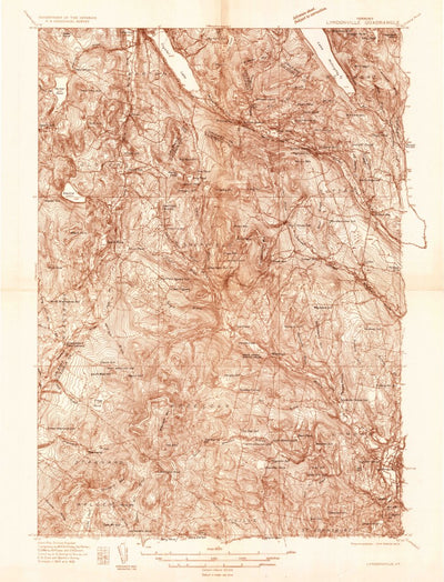 United States Geological Survey Lyndonville, VT (1935, 48000-Scale) digital map