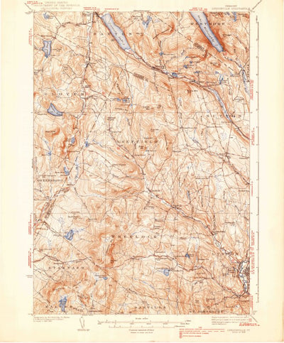 United States Geological Survey Lyndonville, VT (1939, 62500-Scale) digital map