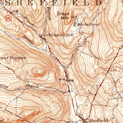United States Geological Survey Lyndonville, VT (1939, 62500-Scale) digital map