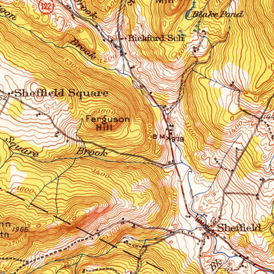 United States Geological Survey Lyndonville, VT (1951, 62500-Scale) digital map