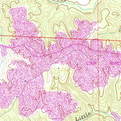 United States Geological Survey Lynn, AL (1958, 24000-Scale) digital map