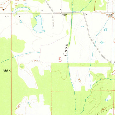 United States Geological Survey Lynn Creek, MS (1973, 24000-Scale) digital map