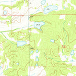 United States Geological Survey Lynn Creek, MS (1973, 24000-Scale) digital map
