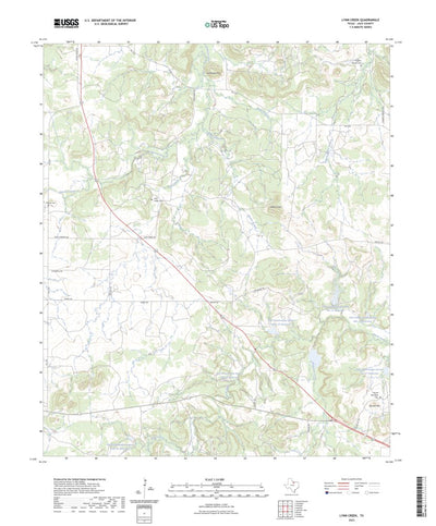United States Geological Survey Lynn Creek, TX (2023, 24000-Scale) digital map
