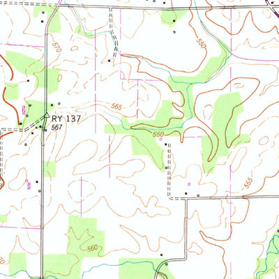 United States Geological Survey Lynn Grove, KY-TN (1951, 24000-Scale) digital map