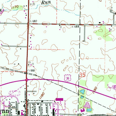 United States Geological Survey Lynn, IN (1960, 24000-Scale) digital map