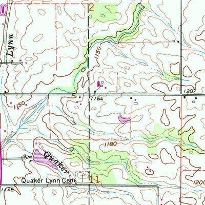 United States Geological Survey Lynn, IN (1960, 24000-Scale) digital map