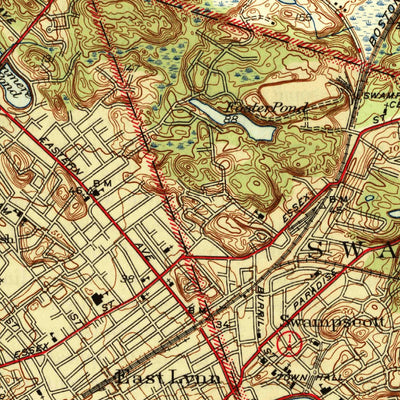 United States Geological Survey Lynn, MA (1946, 31680-Scale) digital map