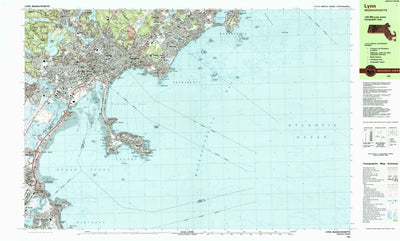 United States Geological Survey Lynn, MA (1985, 25000-Scale) digital map