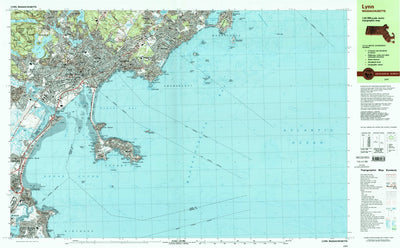 United States Geological Survey Lynn, MA (1997, 25000-Scale) digital map