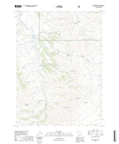 United States Geological Survey Lynn Reservoir, UT (2023, 24000-Scale) digital map
