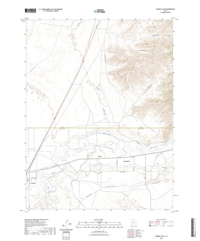 United States Geological Survey Lynndyl East, UT (2023, 24000-Scale) digital map