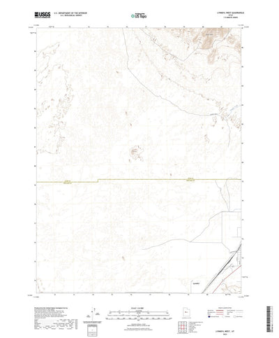 United States Geological Survey Lynndyl West, UT (2023, 24000-Scale) digital map
