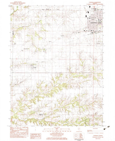 United States Geological Survey Lynnville, IL (1983, 24000-Scale) digital map