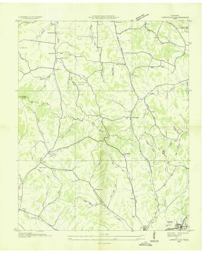 United States Geological Survey Lynnville, TN (1936, 24000-Scale) digital map
