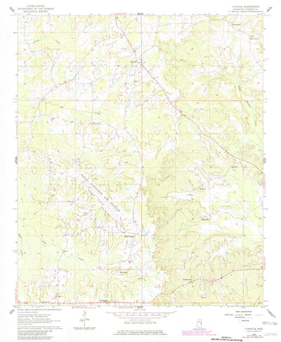 United States Geological Survey Lynville, MS (1962, 24000-Scale) digital map