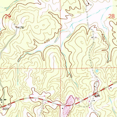 United States Geological Survey Lynville, MS (1962, 24000-Scale) digital map